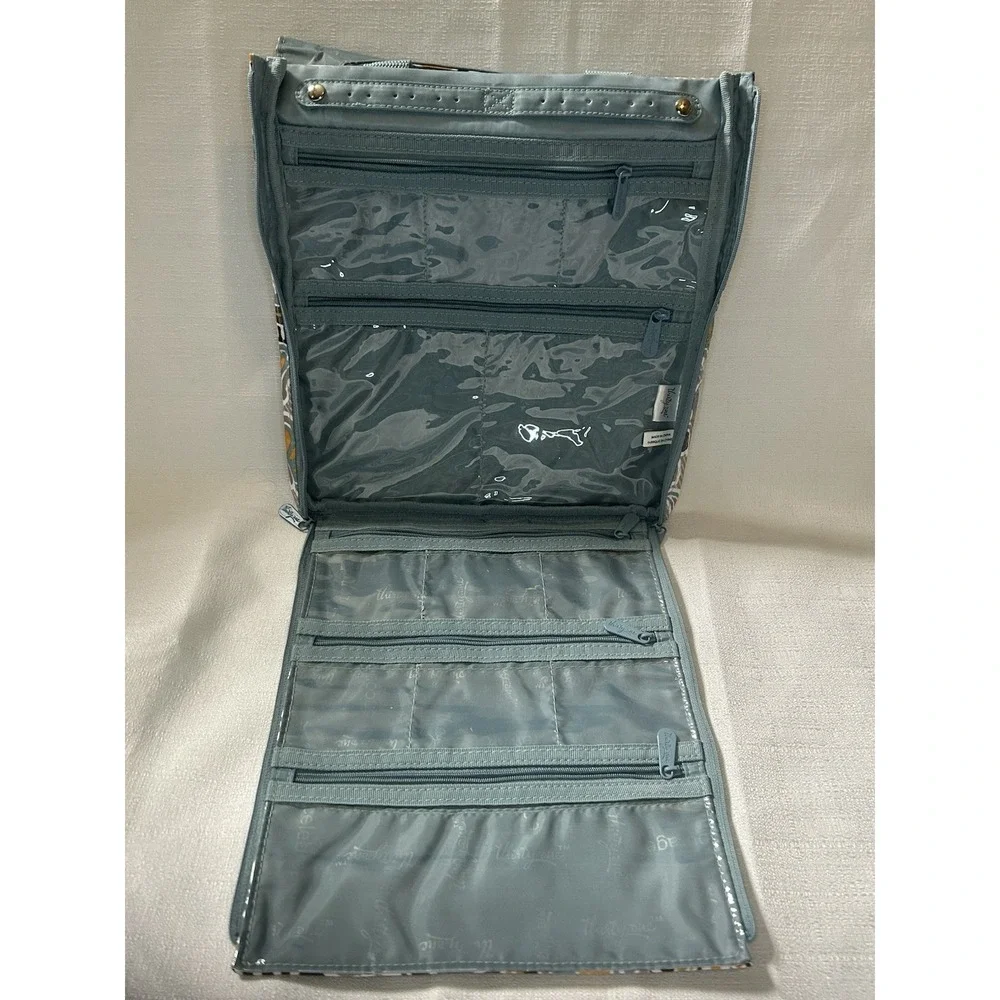 Thirty One Jewelry Keeper Parisian Garden Hanging Makeup Travel Bag‎ Organizer